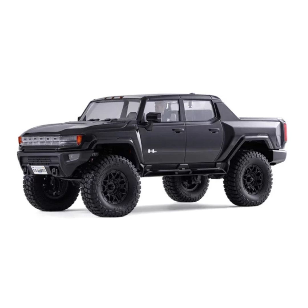FMS 1:18 FCX18 Hummer EV RC Pickup Truck (RTR, Black) – Officially