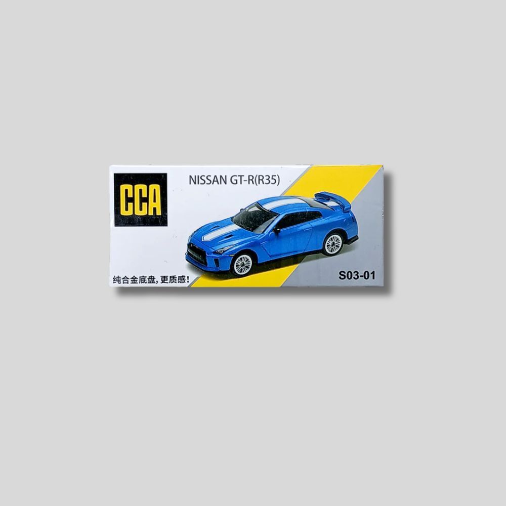 CCA Nissan GT-R R35 – Blue | 1:64 Scale Die-Cast Sports Car India