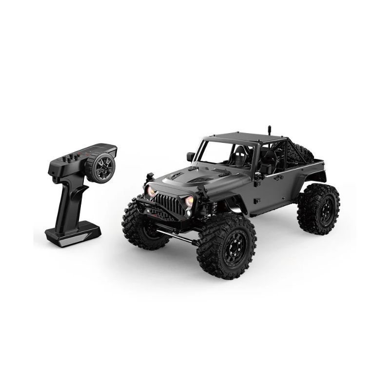 MJX Hyper Go H12Y 1/12 4WD Brushless RC Rock Crawler – Metal Drivetrain, Portal Axles & RTR (Gray)
