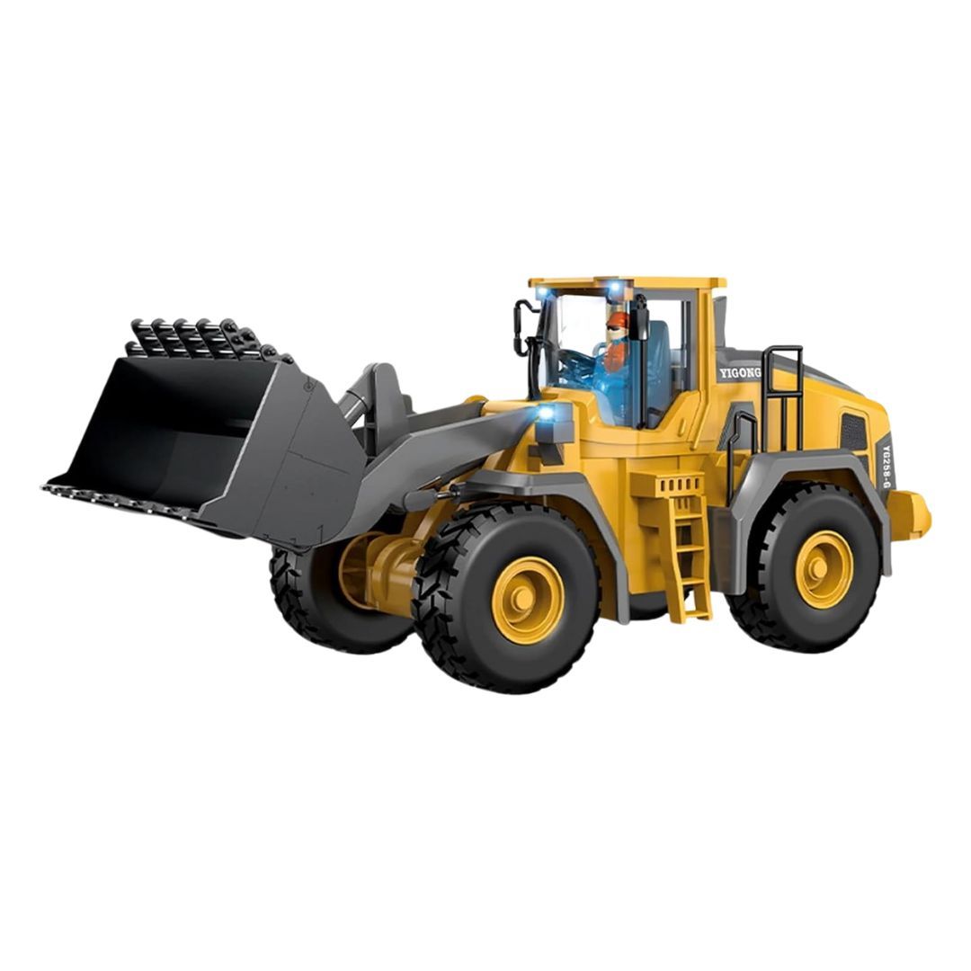 Yigong BC1057 Wheel Loader RC – 1/20 Scale 9-Channel with Metal Shovel (2.4GHz)