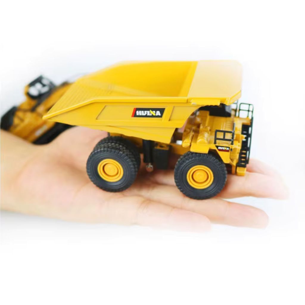 Huina 7812 1:60 Alloy Dump Truck Diecast Engineering Vehicle Model – Collectible Construction Toy Truck