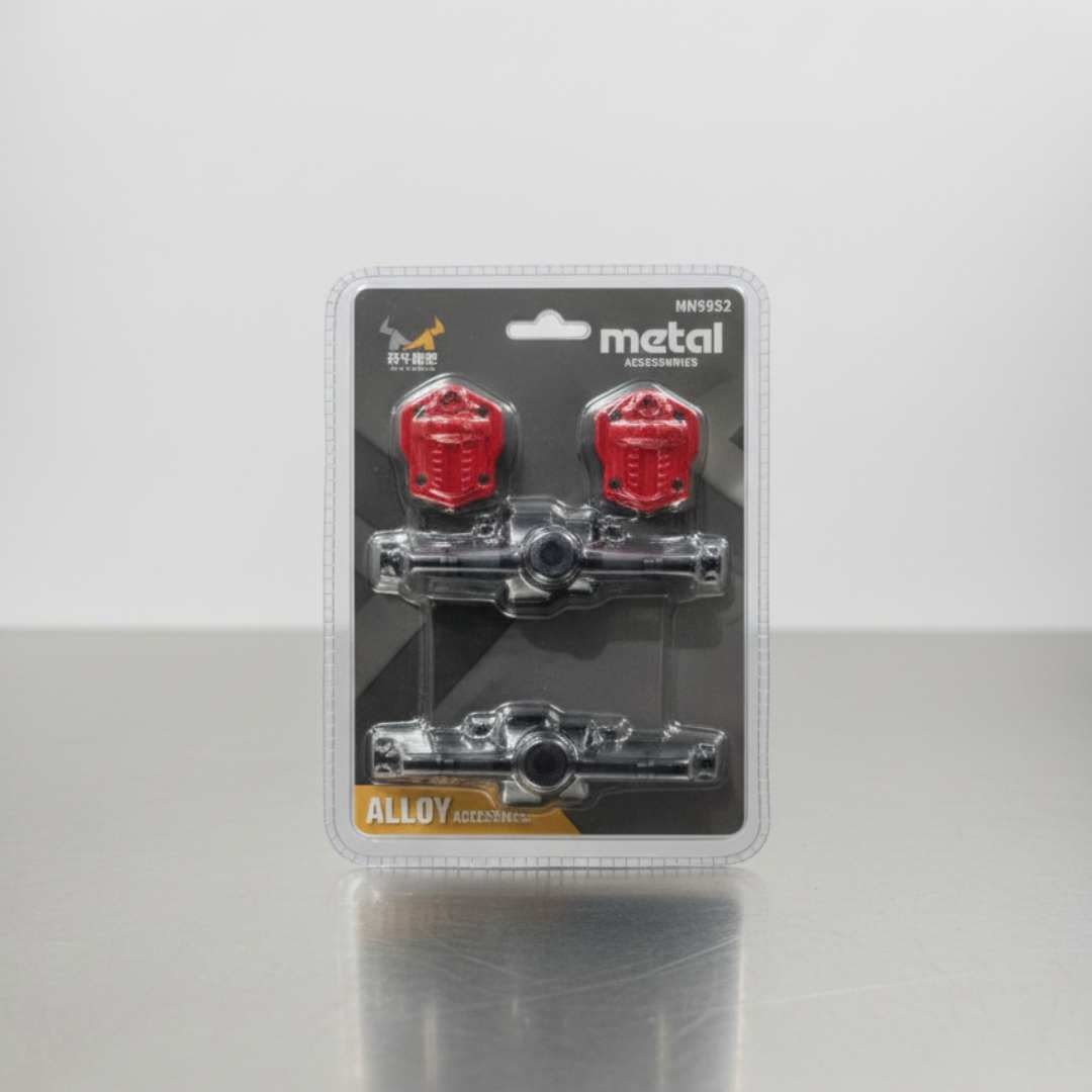 MN Model Metal Front & Rear Axle Housing Set for 1/12–1/16 RC Crawlers