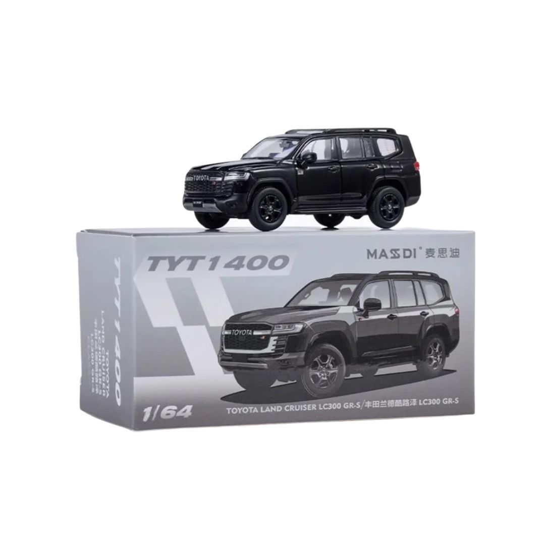 MASDI 1:64 TYT1400 Toyota Land Cruiser LC300 GR-S – Alloy Diecast Imported Model
