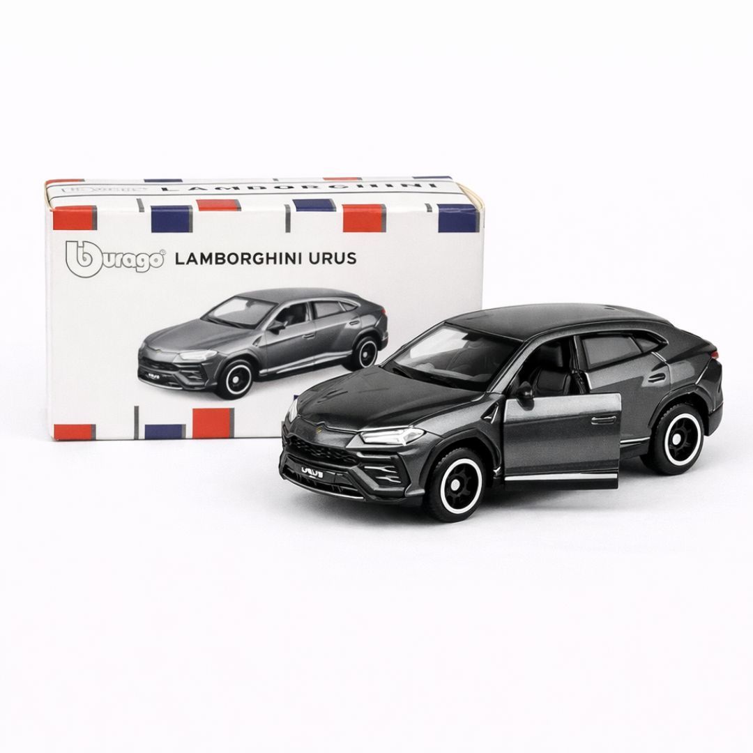 Bburago Lamborghini Urus – Grey | 1:64 Scale Official Die-Cast Model