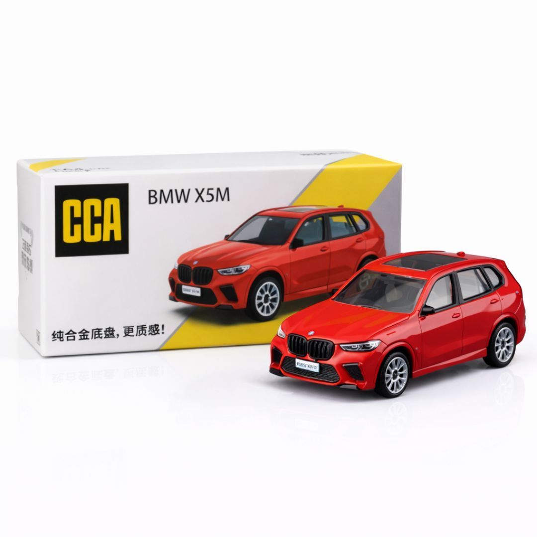CCA BMW X5M – Red | 1:64 Scale Premium Die-Cast SUV Model Car (India)