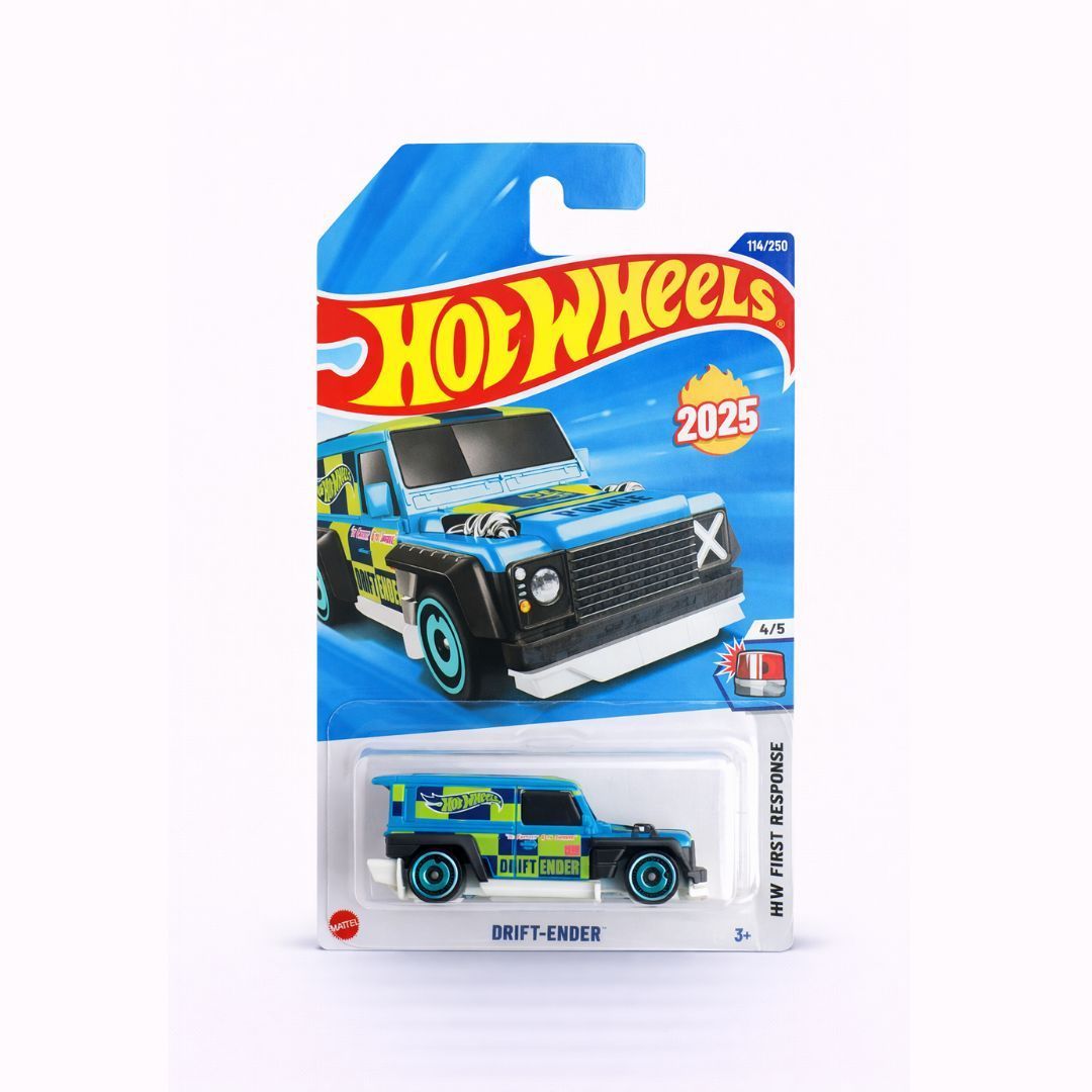Hot Wheels Drift-Ender (Blue) | HW First Response | 1:64 Scale Diecast Car (2025 Imported)
