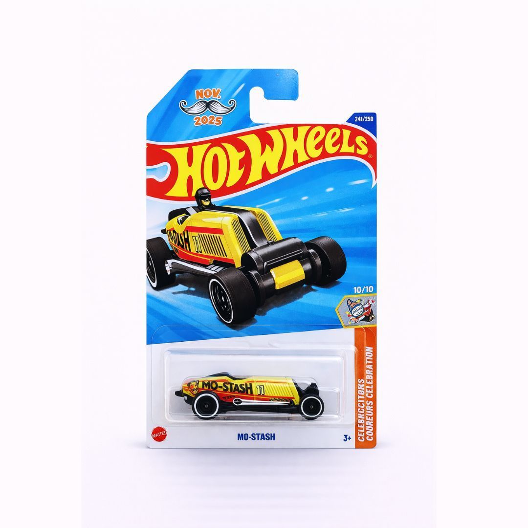 Hot Wheels Mo-Stash – Celebration Racers | 1:64 Scale Diecast Car (2025, Imported)