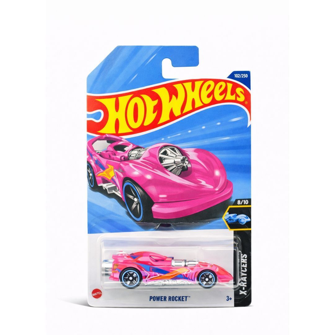 Hot Wheels Power Rocket – 1:64 Scale Die-Cast Fantasy Racing Car (Imported)