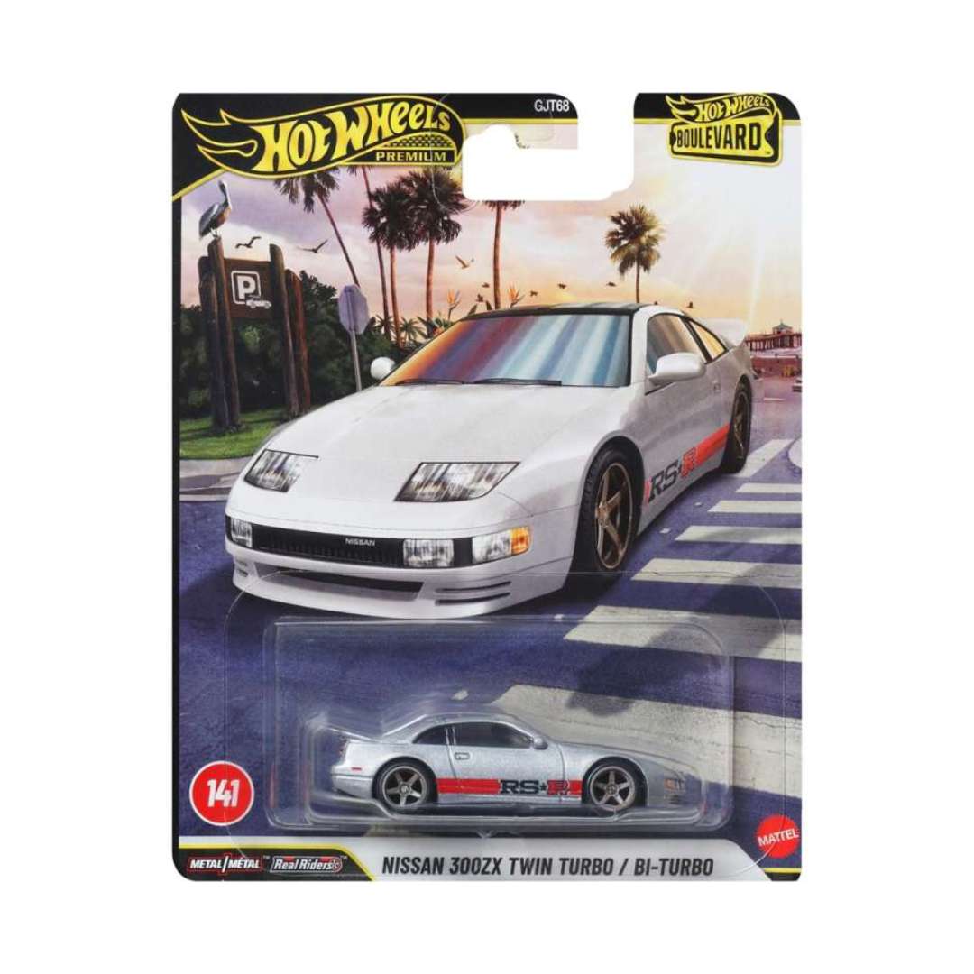 Hot Wheels Boulevard Nissan 300ZX Twin Turbo (Z32) – Premium 1:64 Die-Cast (Real Riders, GJT68-A)