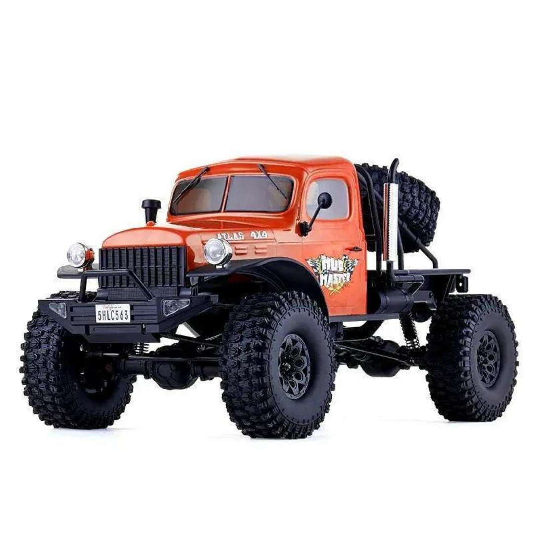 ROCHOBBY 1:10 Atlas 4×4 Off-Road Truck RS – Orange | RTR Rock Crawler | India Edition