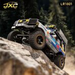 JXC LR1801 1/18 4WD RC Rock Crawler – Dual Speed Off-Road RTR Car (Green and Grey) | India - Image 4