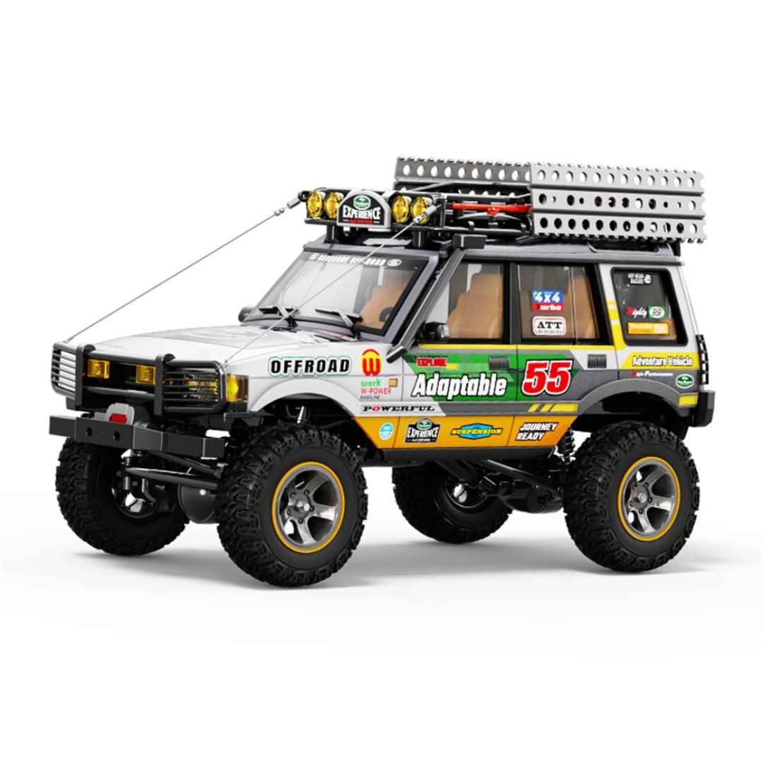 JXC LR1801 (2) JXC LR1801 1/18 4WD RC Rock Crawler – Dual Speed Off-Road RTR Car (Green and Grey) | India - Image 1