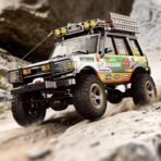 JXC LR1801 1/18 4WD RC Rock Crawler – Dual Speed Off-Road RTR Car (Green and Grey) | India - Image 2