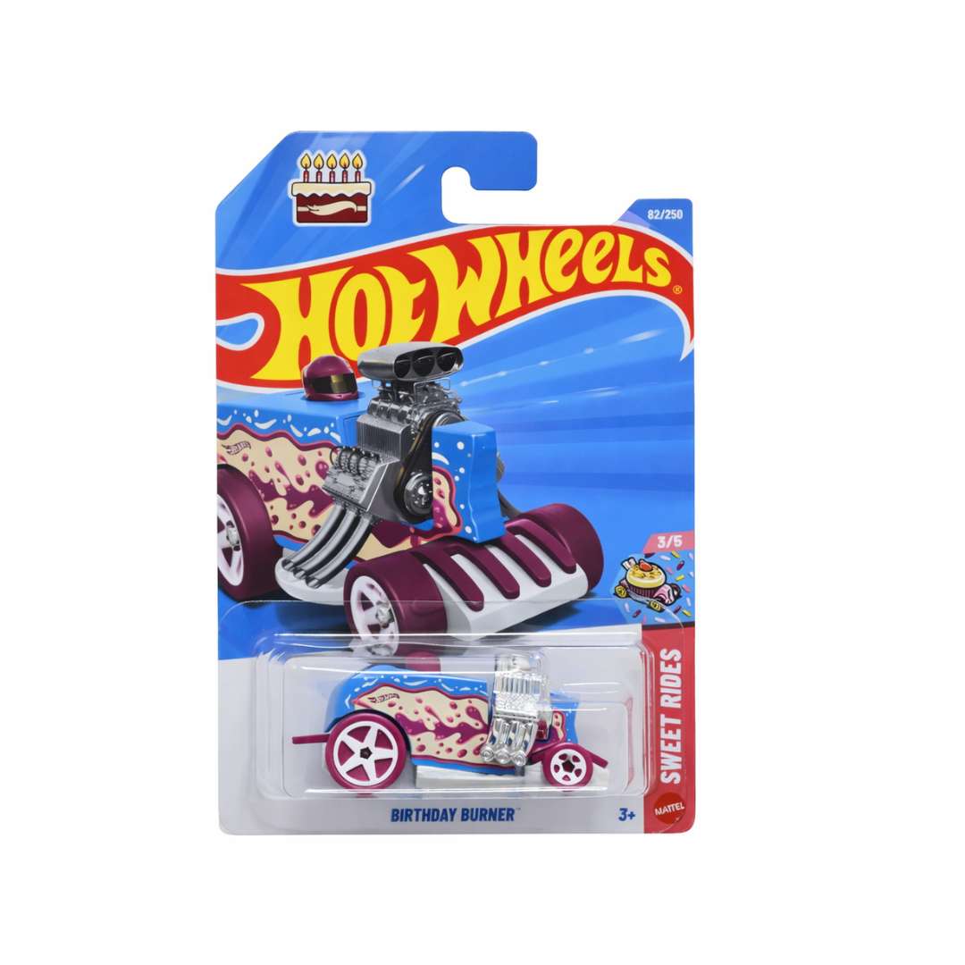 Hot Wheels Birthday Burner 2026 1:64 Die-Cast Car 82/250 9CNDDG
