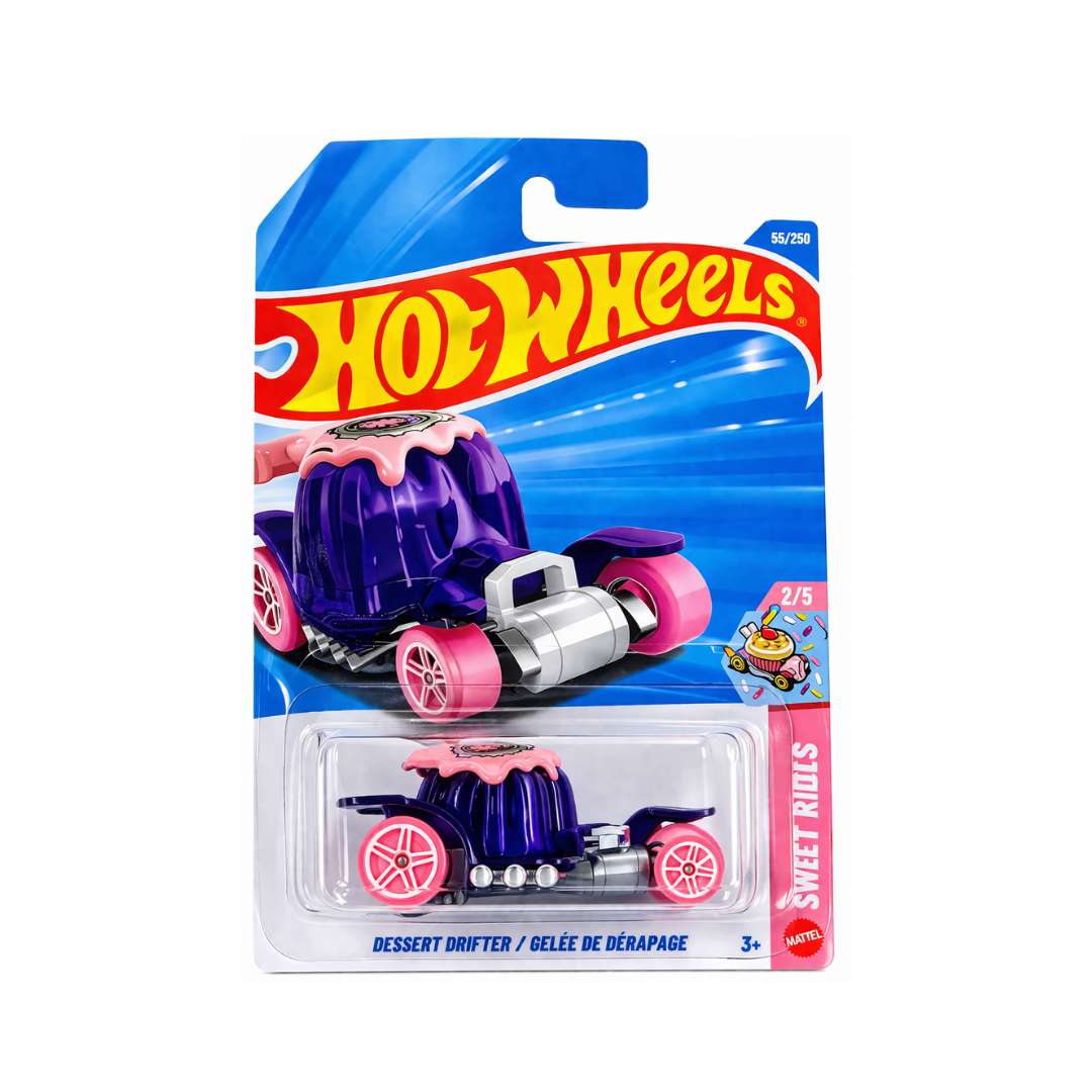 Hot Wheels Dessert Drifter Purple 2026 1:64 Die-Cast Car 55/250 Sweet Rides Series 9CNDDG