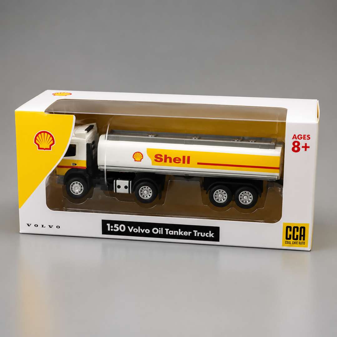 CCA 1:50 Volvo Oil Tanker Truck Diecast Model – Shell Edition | India