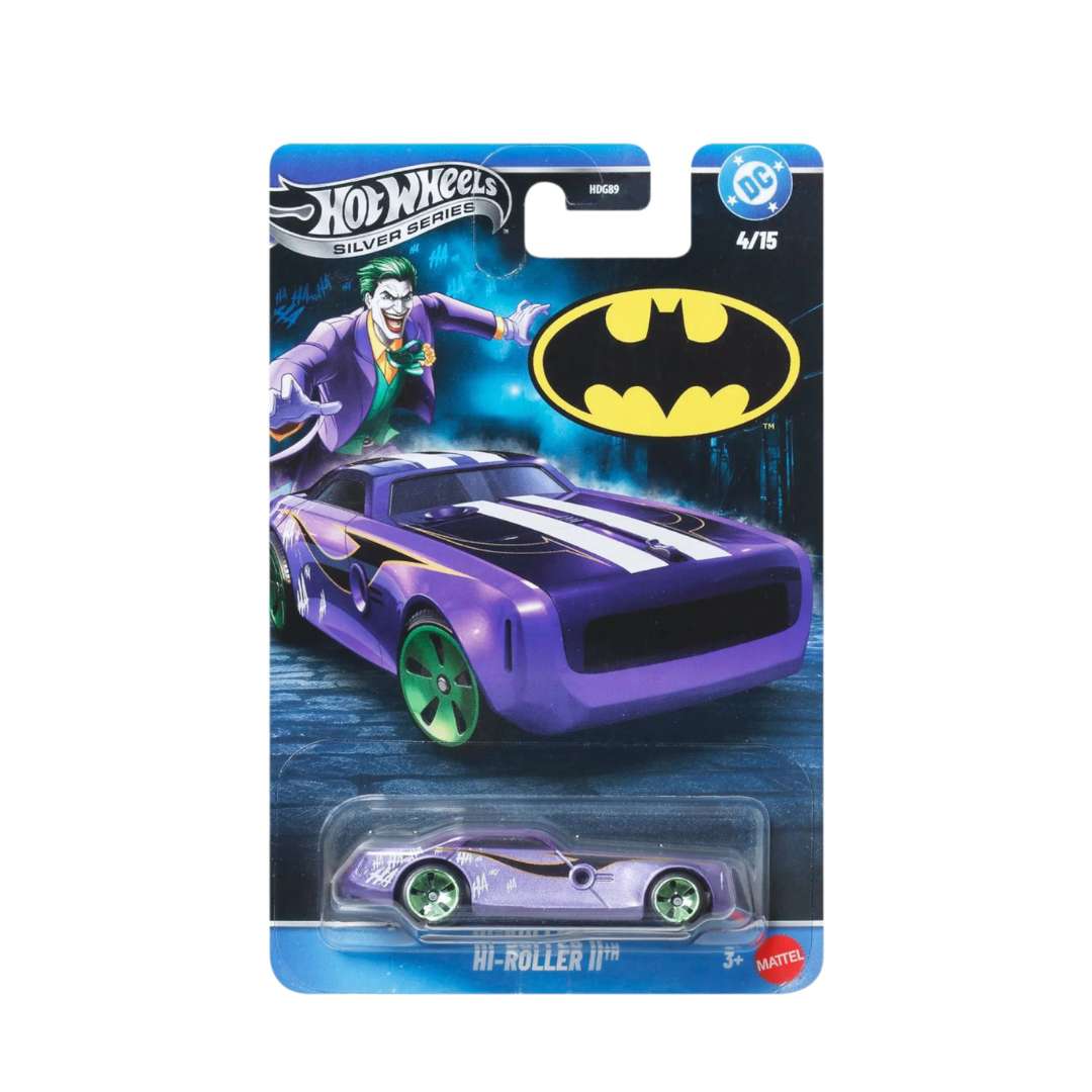 Hot Wheels Hi-Roller II DC Batman Joker Silver Series 4/15 | 1:64 Die-Cast Car | India
