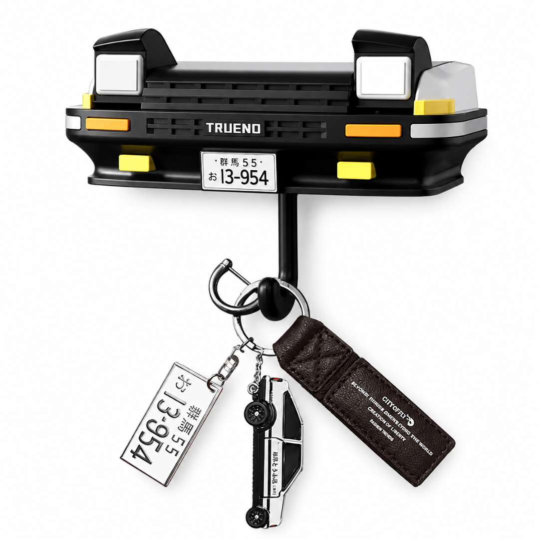 Key Rack With Glowing Pop Up Headlights (Initial D Toyota AE86)