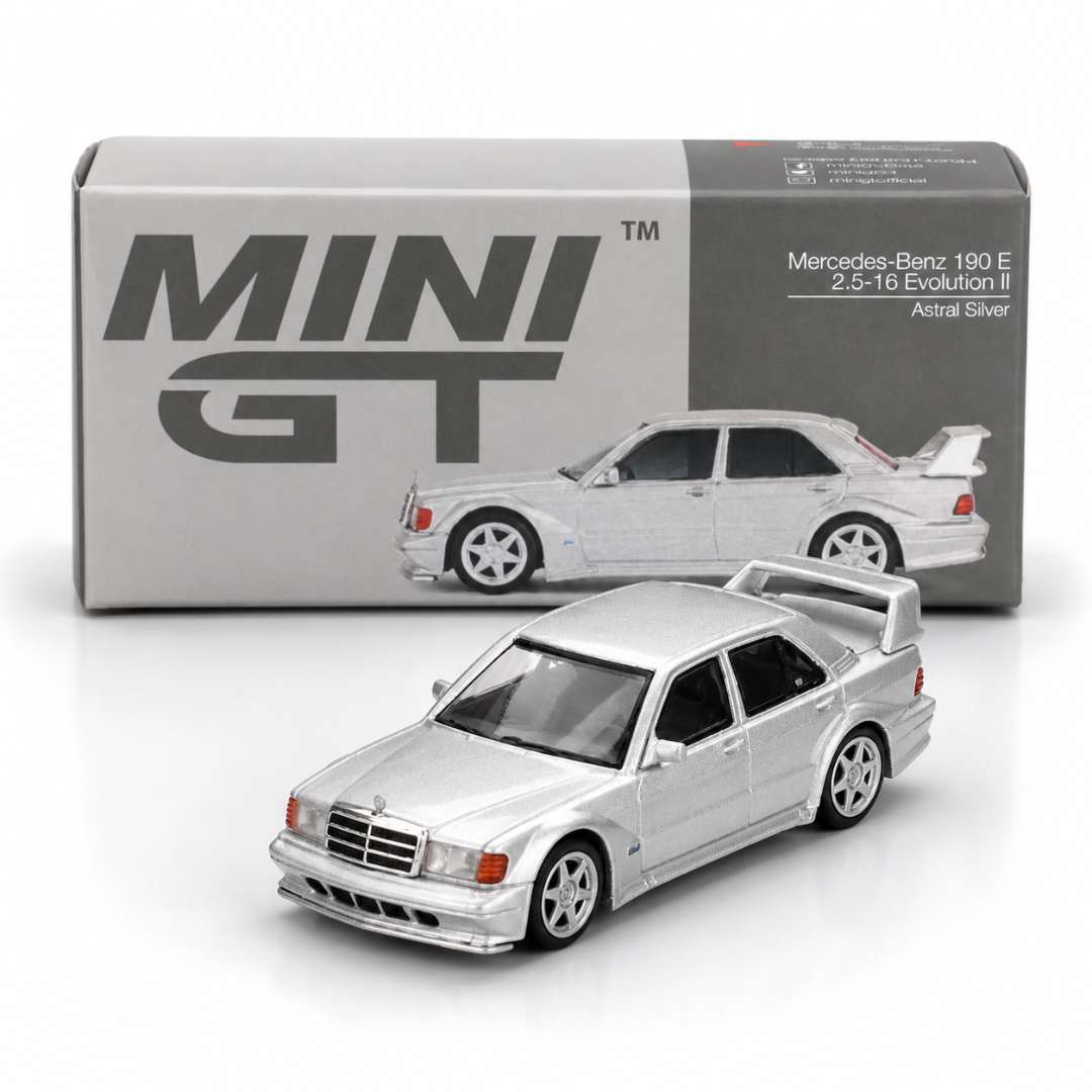 Mini GT Mercedes-Benz 190E 2.5-16 Evolution II Astral Silver 1:64 Diecast Model Car | India