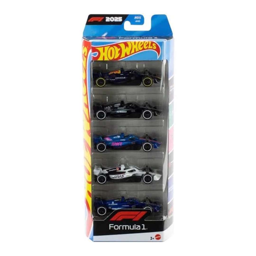 Hot Wheels Formula 1 2025 5-Pack Diecast Cars Set – JLN11 | F1 Collection | India
