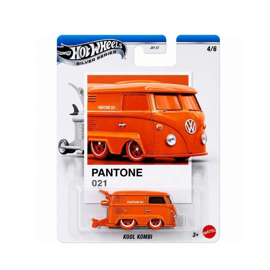Hot Wheels Kool Kombi Pantone 021 Silver Series 4/6 | 1:64 Die-Cast Car | India