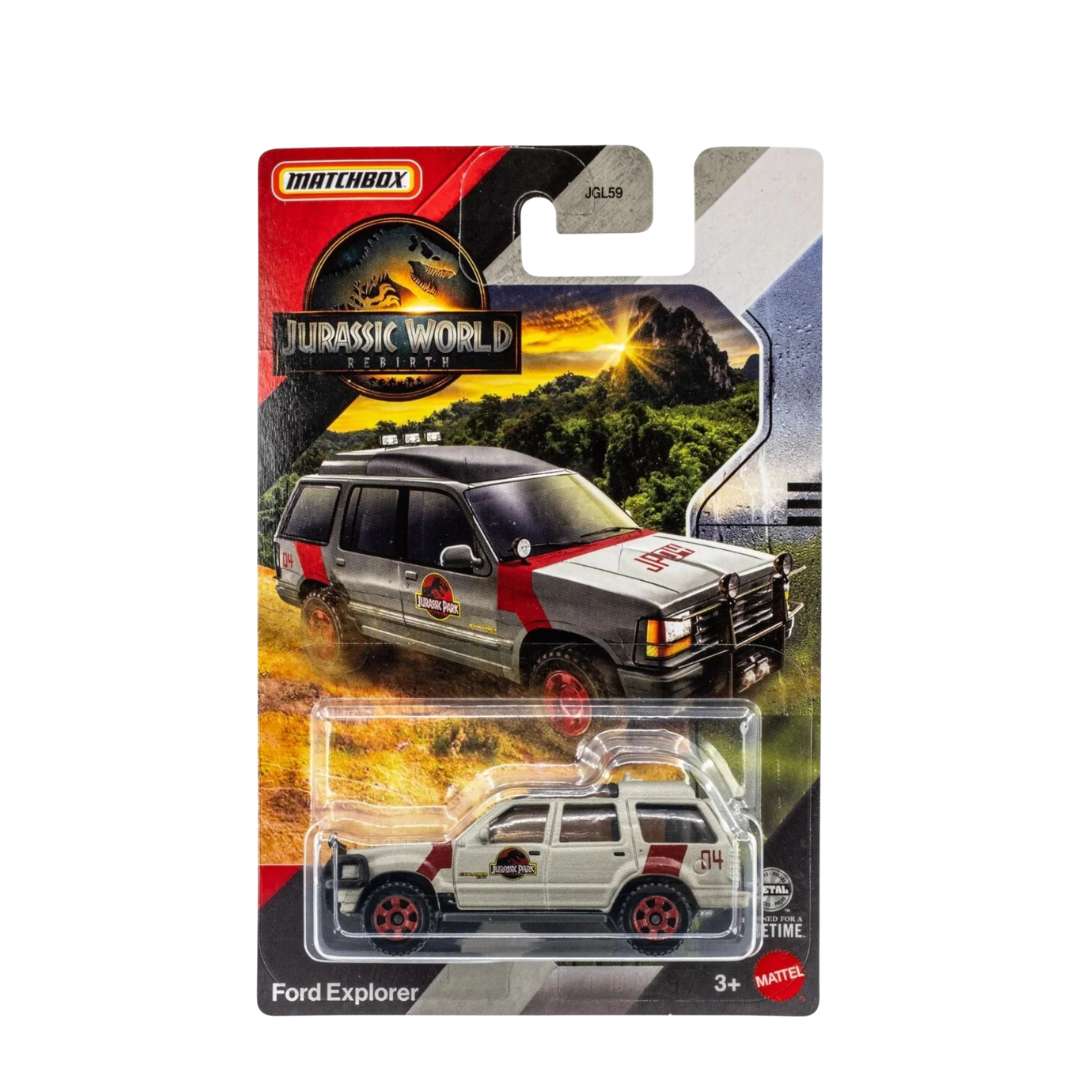 Matchbox Jurassic World Ford Explorer | 1:64 Die-Cast Safari SUV | India