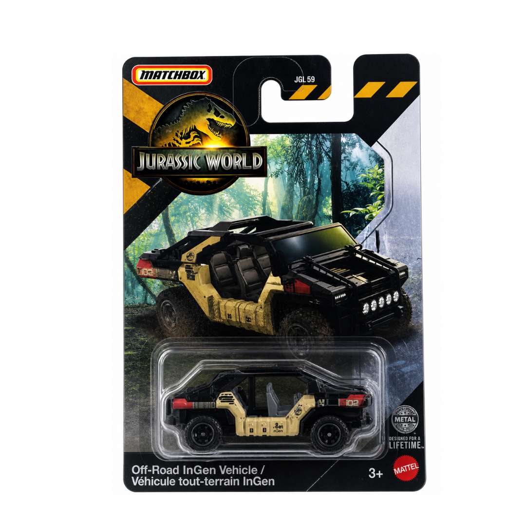 Matchbox Jurassic World Off-Road InGen Vehicle | 1:64 Die-Cast Tactical Truck | India