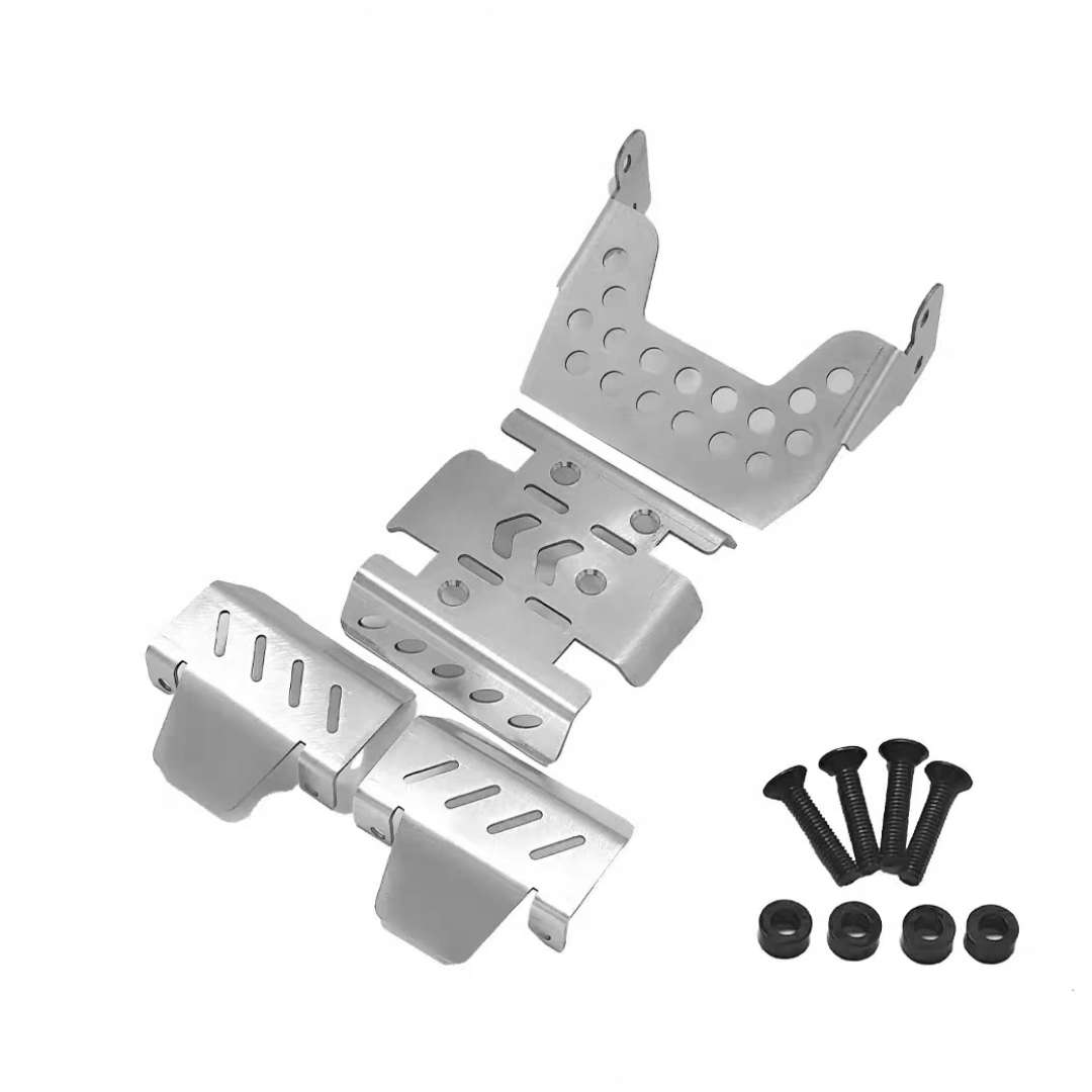 MJX H8P H8E H8H H8H+ Metal Chassis Armor Skid Plate Set for 1/8 RC Crawler | India