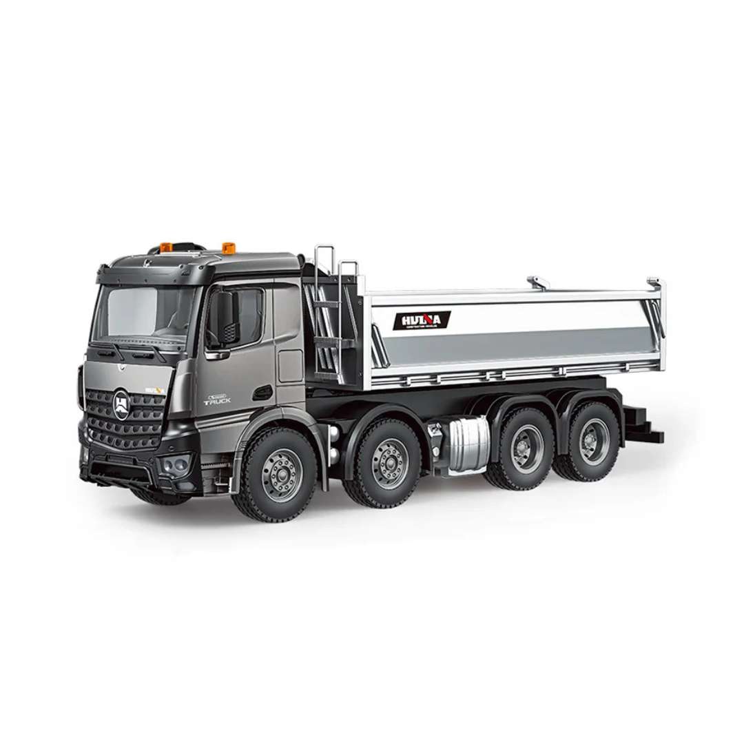 HUINA 1536PRO 1/14 Alloy RC Dump Truck 13CH Metal Construction Truck | India