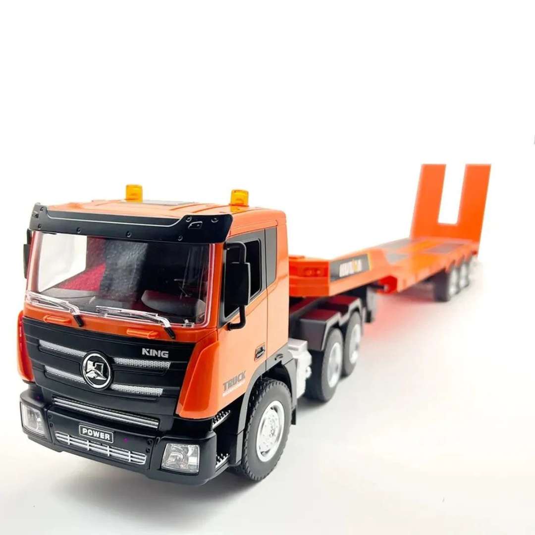 Huina 1319 1/18 RC Tractor Truck with Excavator & Flatbed Trailer | 9CH India
