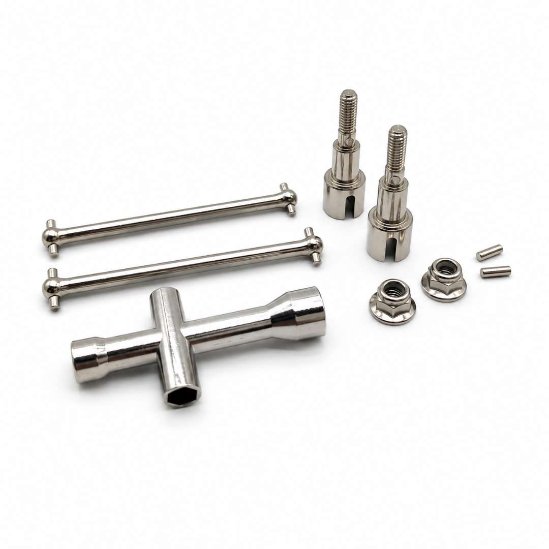 SUCHIYU 6311 Metal Rear Drive Shaft Upgrade Kit for SCY-16101 PRO 16102 PRO 16103 PRO 16104 PRO 16201 PRO