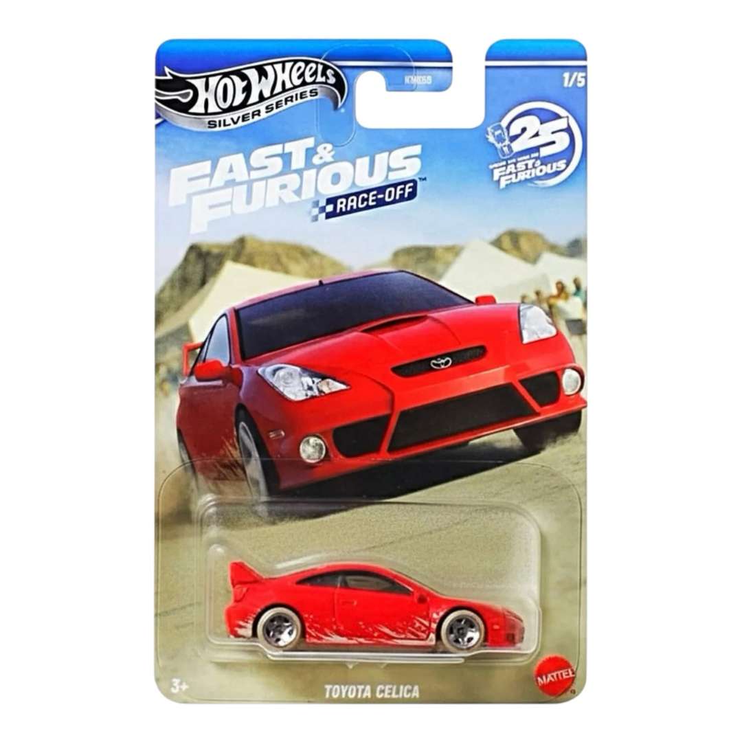 Hot Wheels Silver Series Fast & Furious Race-Off Toyota Celica 1:64 Die-Cast Car