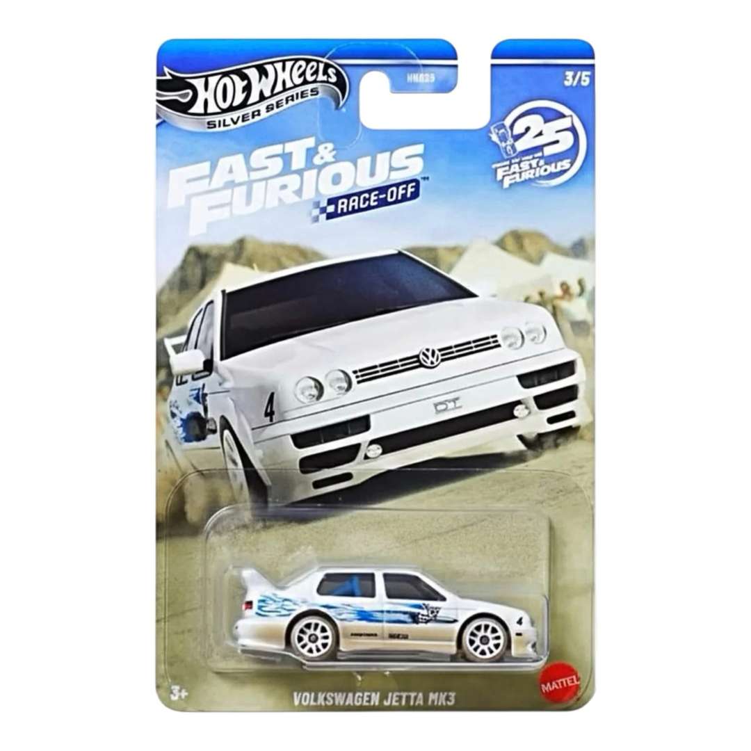 Hot Wheels Silver Series Fast & Furious Race-Off Volkswagen Jetta MK3 1:64 Die-Cast Car