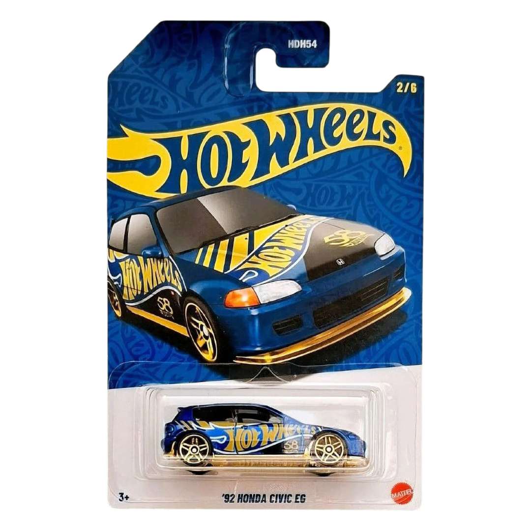 Hot Wheels ’92 Honda Civic EG 1:64 Scale Die-Cast Hatchback