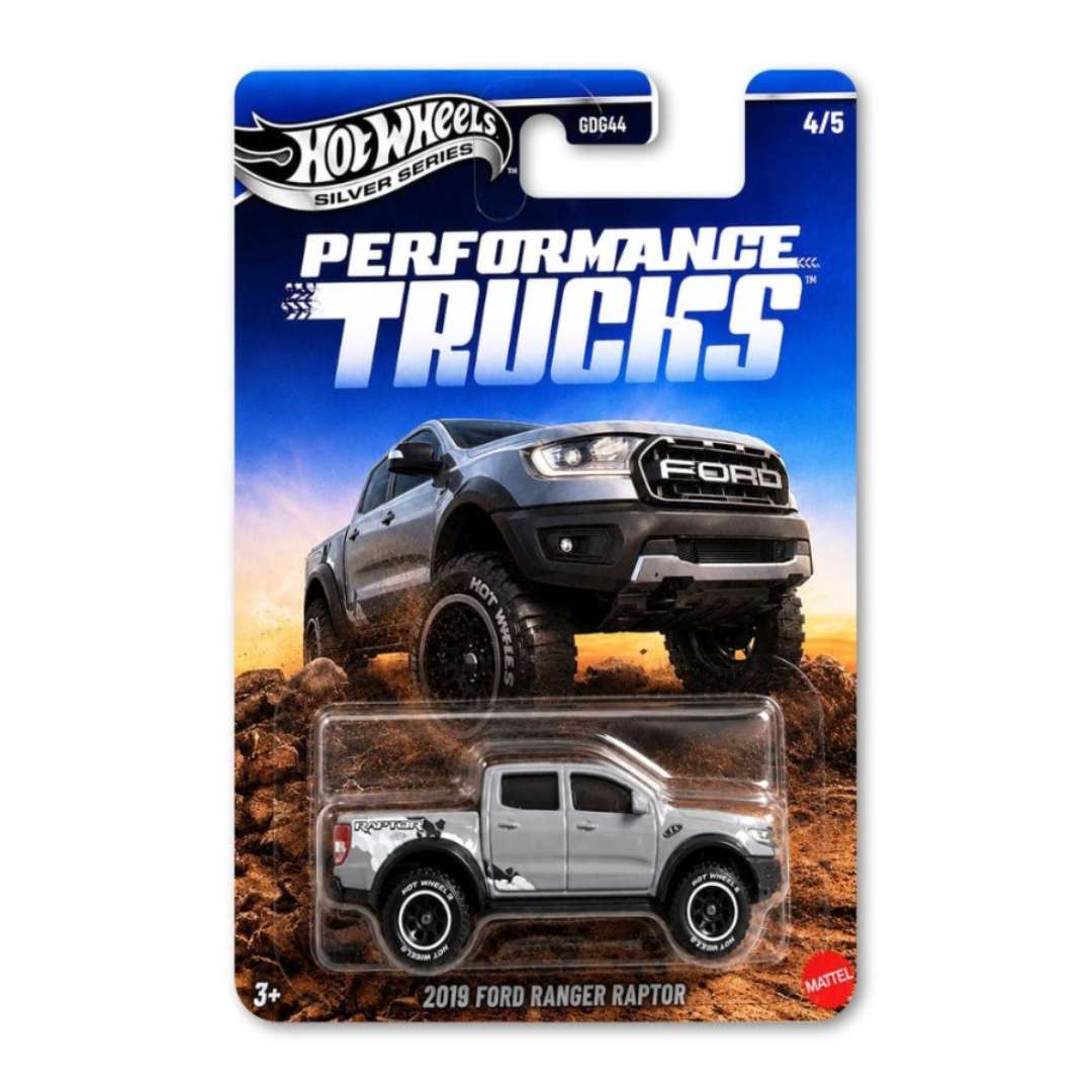 Hot Wheels Silver Series 2019 Ford Ranger Raptor 1:64 Die-Cast Pickup Truck
