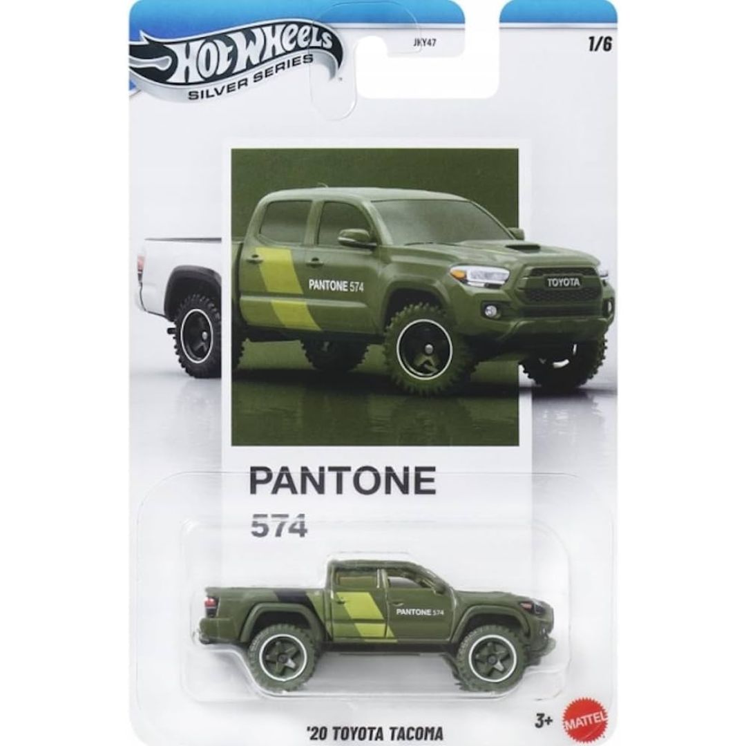 Hot Wheels Silver Series Pantone 574 ’20 Toyota Tacoma 1:64 Scale