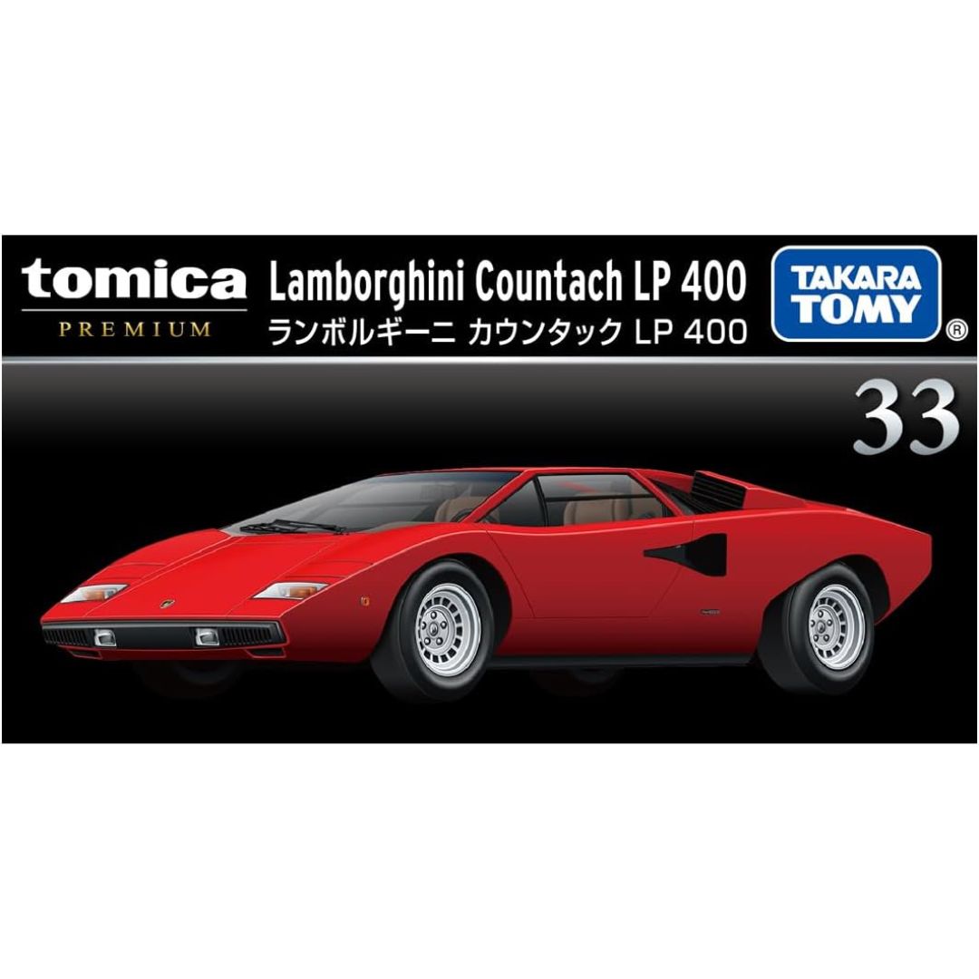 Takara Tomy Tomica Premium No. 33 Lamborghini Countach LP400 – Red