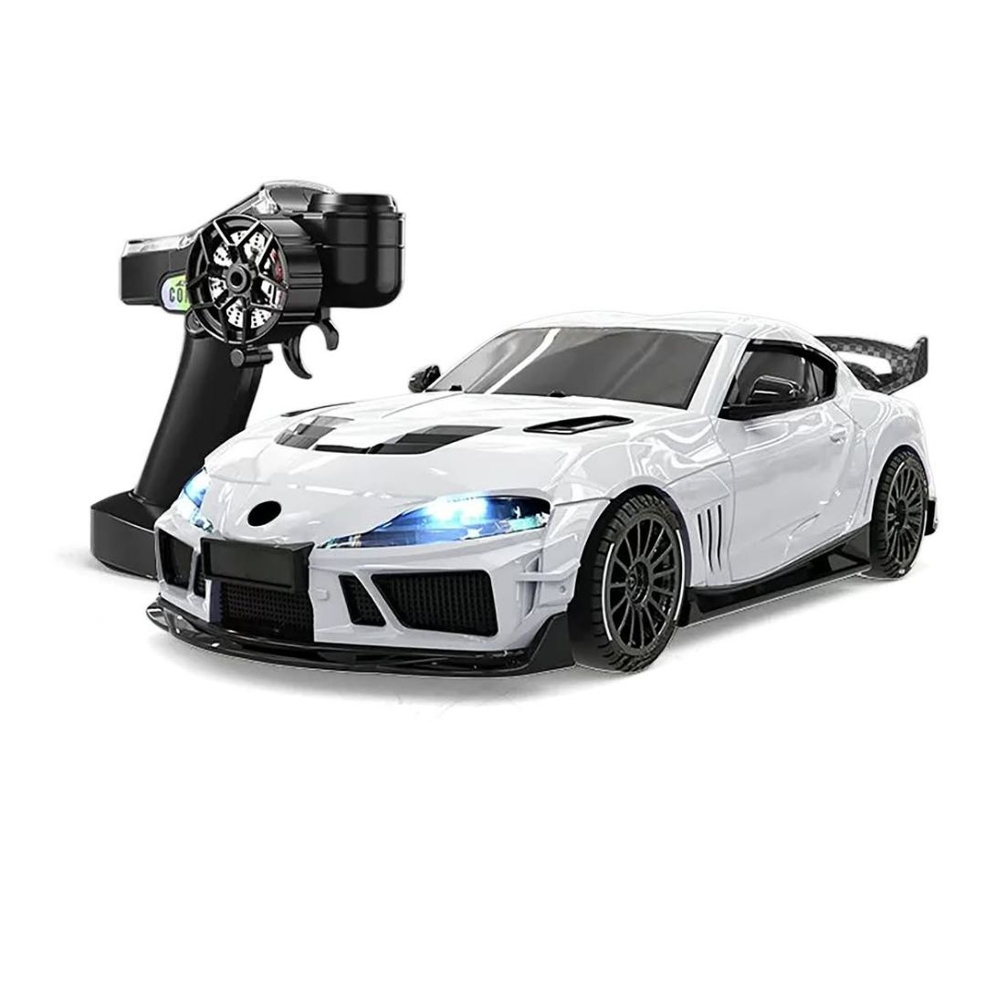 JXC SP4301 Toyota Supra 1/43 Scale 4WD RC Drift Car with Gyro – Official Licensed White Edition | India